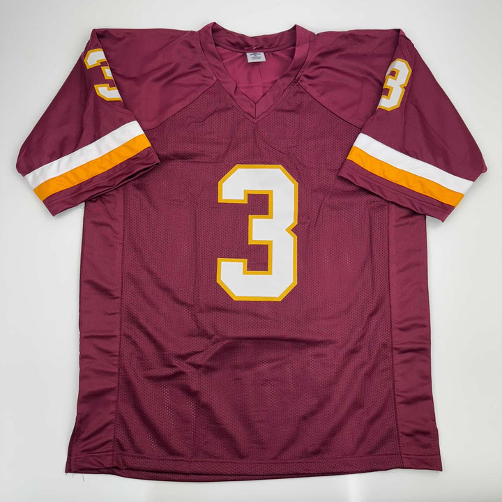 Autographed/Signed Mark Moseley 82 MVP Washington Football Jersey BAS COA