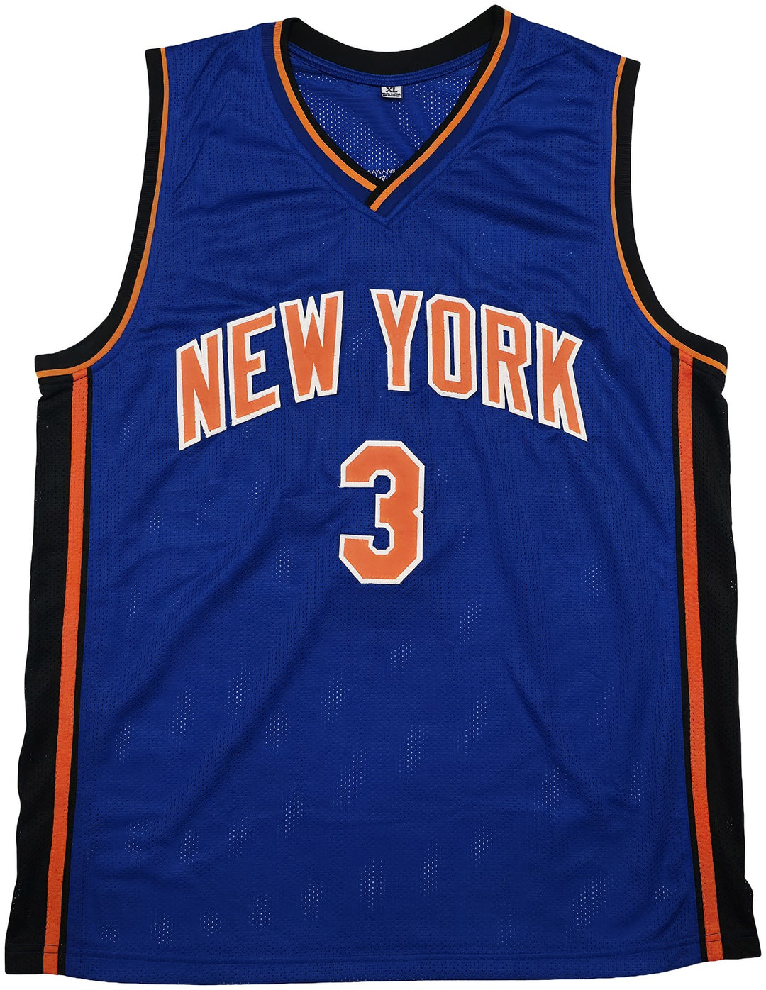 New York Knicks Stephon Marbury Signed Blue Jersey Beckett Witness