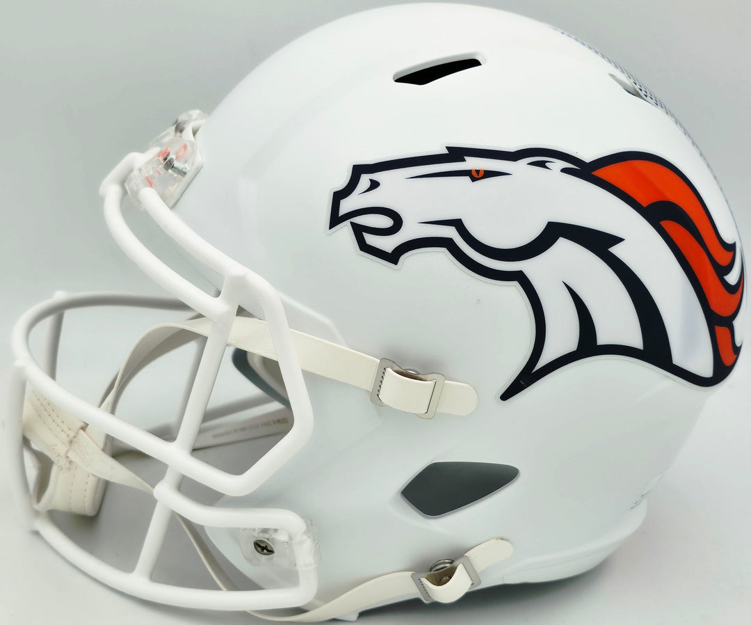 Steve Atwater Signed Denver Broncos White 2024 Alternate Full Size Speed