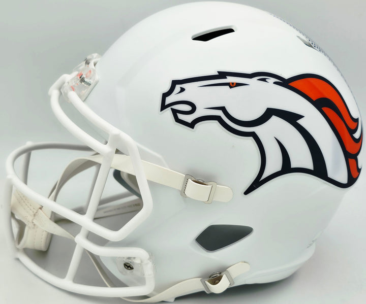 Steve Atwater Signed Denver Broncos White 2024 Alternate Full Size Speed