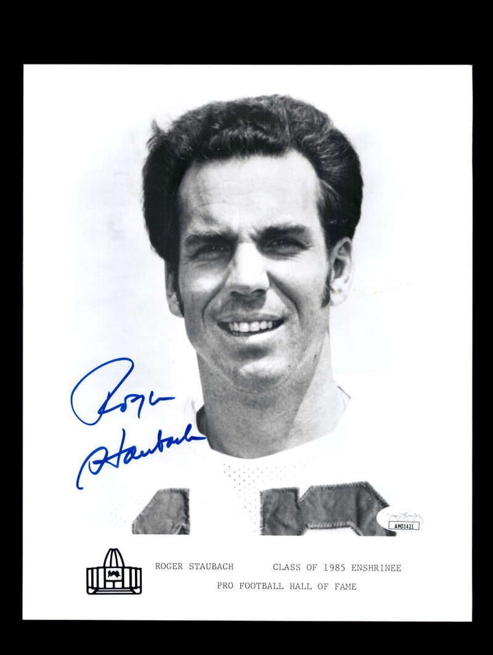 Roger Staubach JSA Coa Signed 8x10 Autograph Photo Cowboys