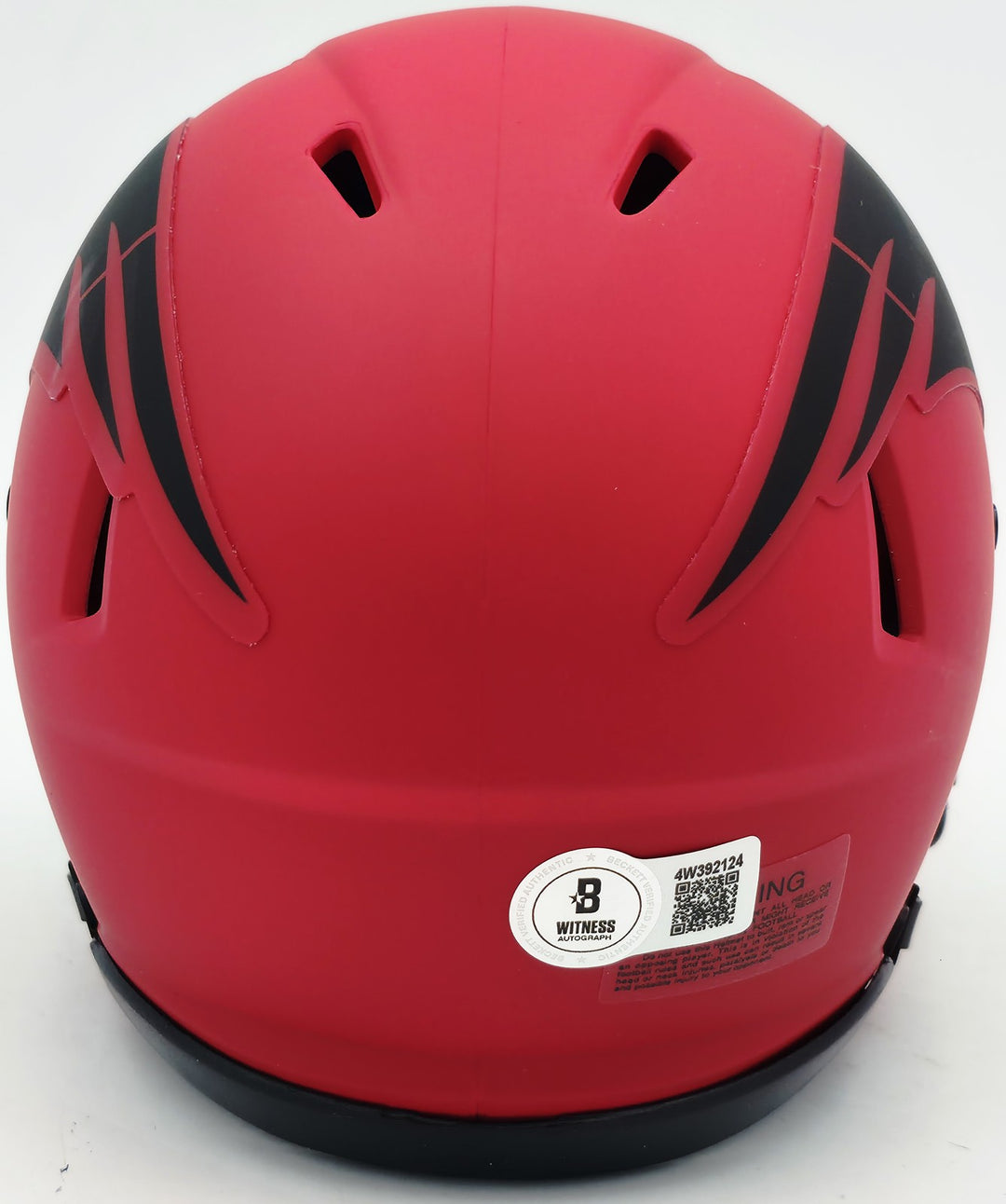 Kayshon Boutte Signed Patriots Rave Red Speed Mini Helmet Beckett Witness