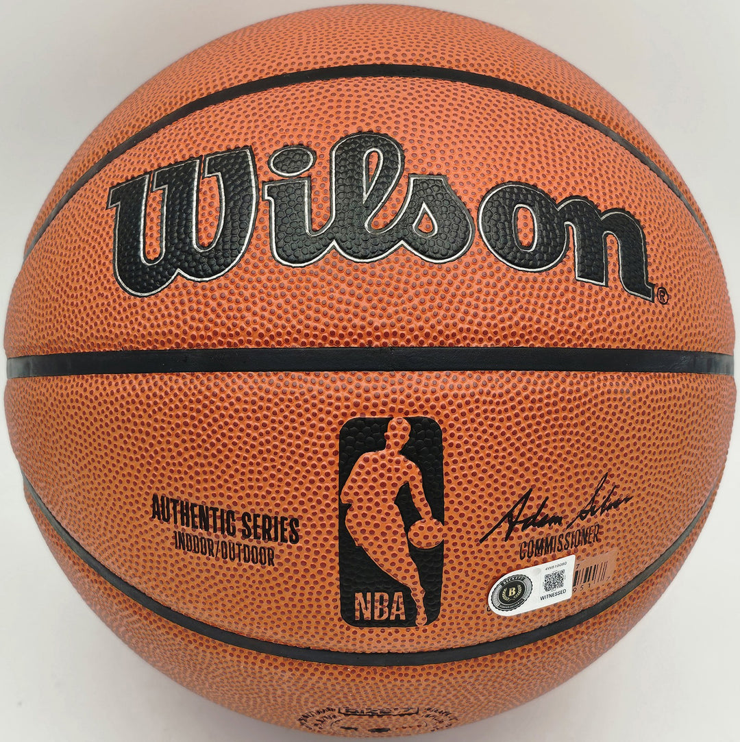 Kevin Garnett Signed Series Indoor/Outdoor Basketball Celtics, BAS Witness