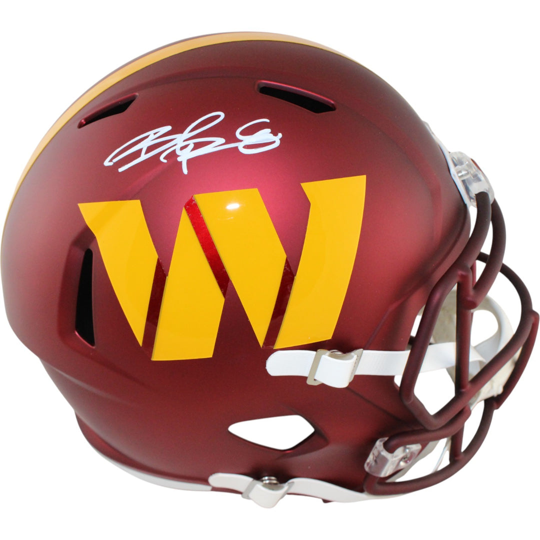 Brian Robinson Jr. Autographed Washington Commanders F/S Helmet Beckett W 51894