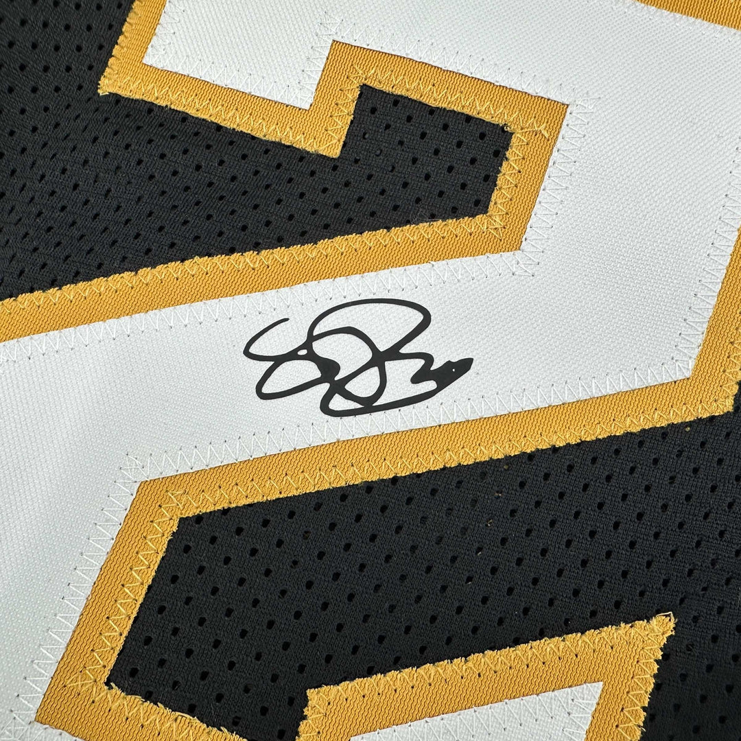 Facsimile Autographed Sabrina Ionescu New York Black Reprint Jersey Size Mens XL