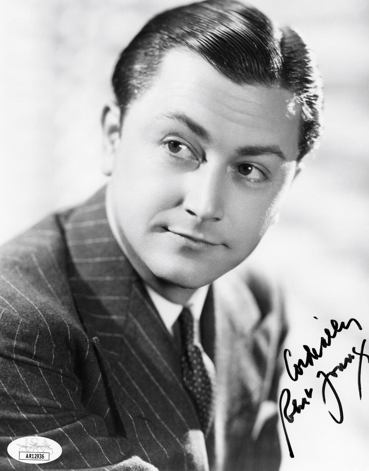 Robert Young Autographed 8x10 Photo Actor Father Knows Best JSA COA Signed
