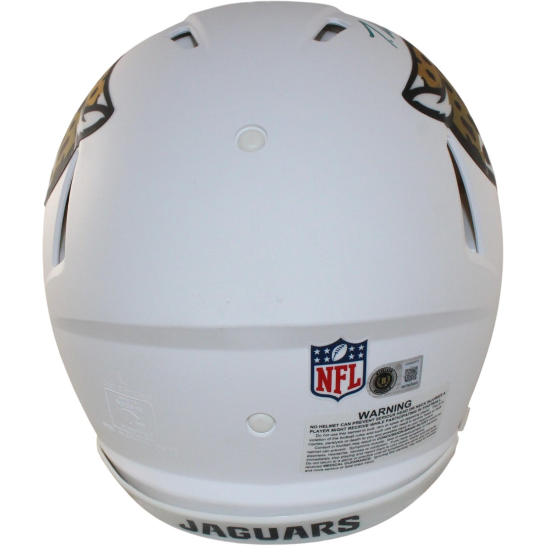 Travis Hunter Autographed Jacksonville Jaguars ALT Pro Helmet Beckett W 57940