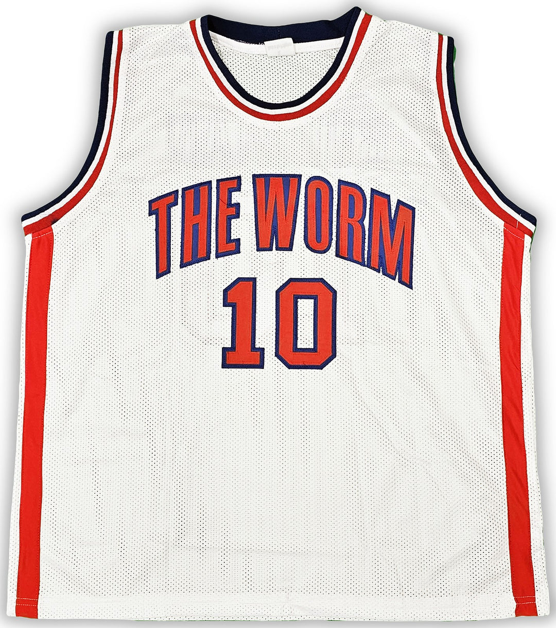 Detroit Pistons Dennis Rodman Autographed Signed White Jersey JSA