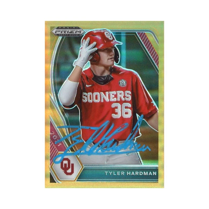2021 Panini Prizm Draft Picks Tyler Hardman Orange Prizm Autograph #10/50 (CX Auth)