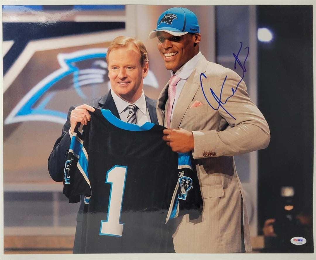 Cam Newton signed Carolina Panthers 16x20 photo autograph ~ PSA/DNA Holo