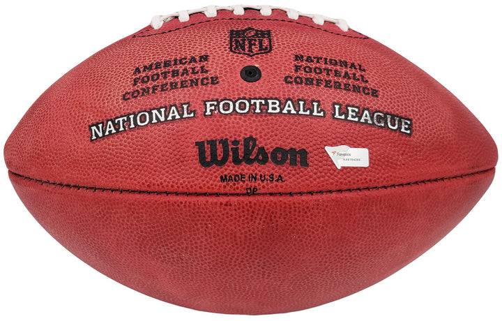 Tom Brady Signed Official NFL Leather Football Patriots Fanatics Holo