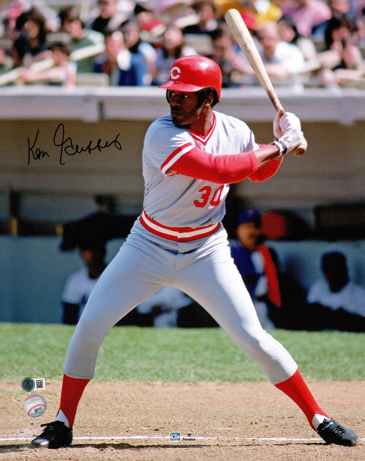 Ken Griffey Sr. Signed 16x20 Photo Cincinnati Reds Beckett BAS Witness