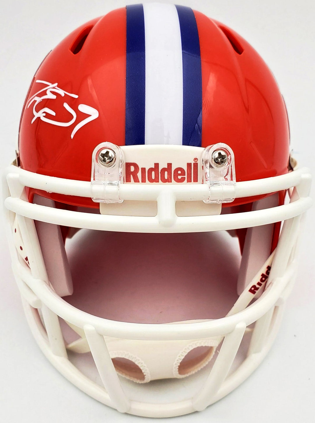 Travis Etienne Signed Clemson Tigers Orange Replica Speed Mini Helmet Beckett