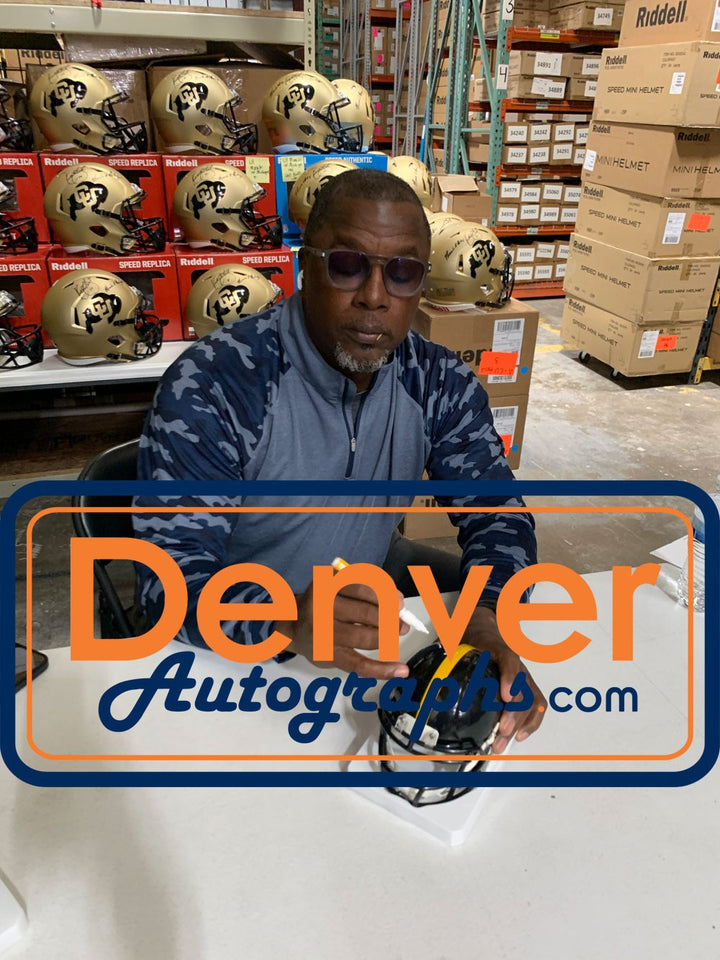 Kordell Stewart Autographed Pittsburgh Steelers Mini Helmet Slash Beckett 52794