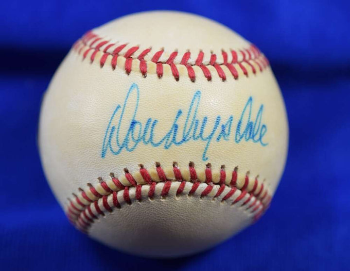 Don Drysdale Beckett BAS Autograph American League OAL Signed Baseball