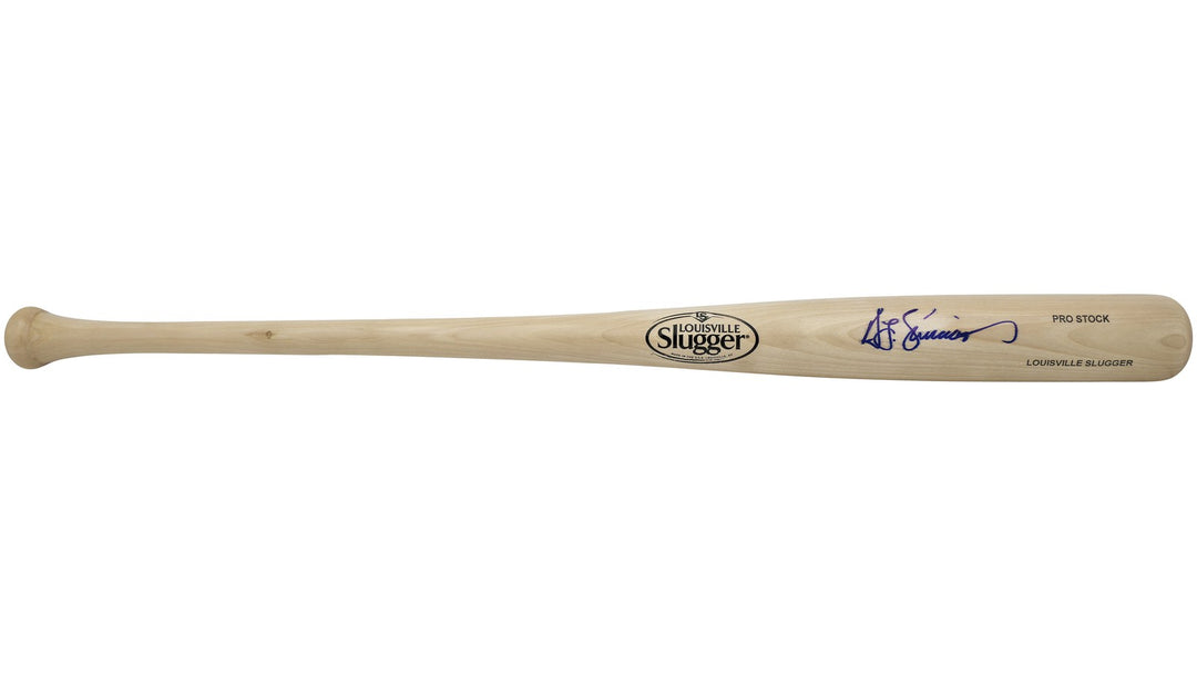 Ted Simmons Auto Blonde L Slugger Pro Stock Baseball Bat Cardinals Beckett