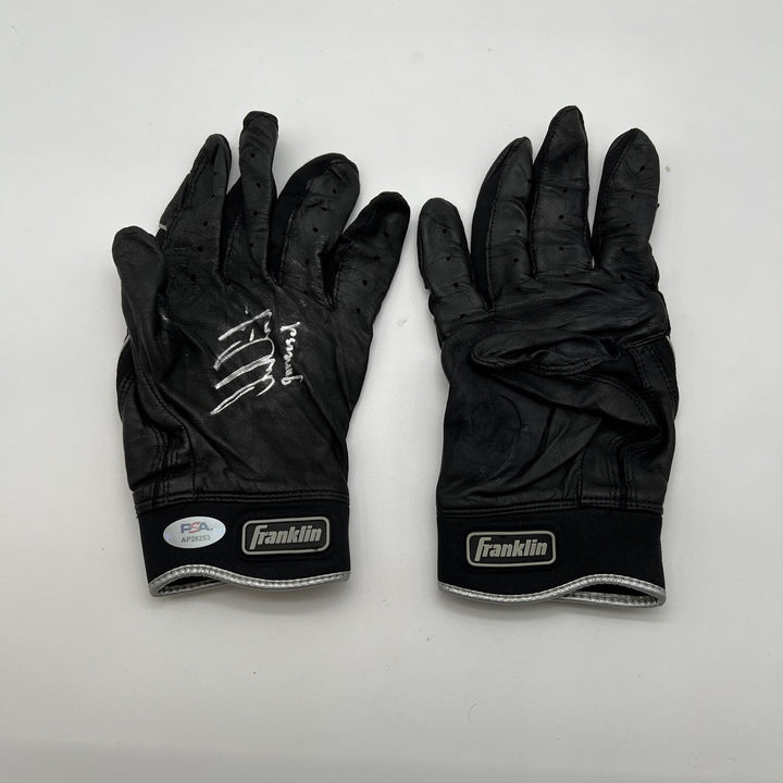 Jack Suwinski Signed Pittsburgh Pirates Batting Gloves PSA