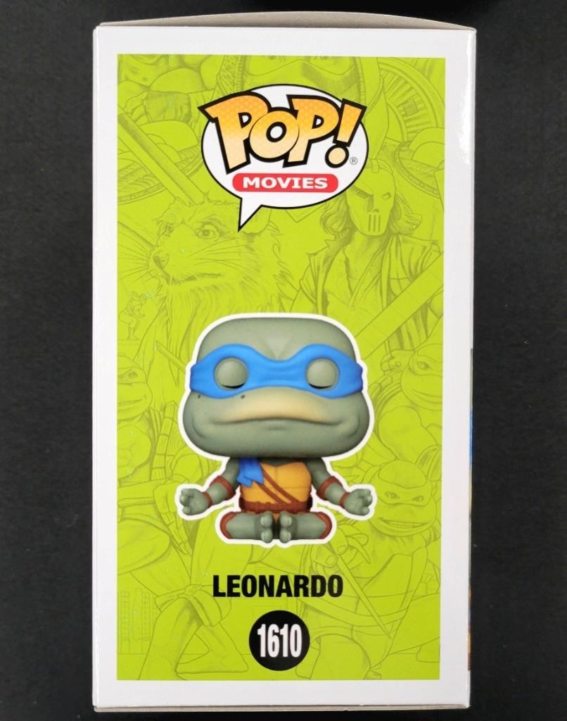 Seth Green signed TMNT Leonardo Meditating Funko Pop! 1610 autograph Beckett BAS