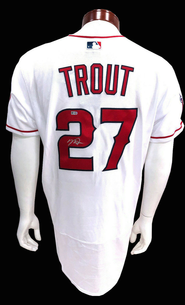 Mike Trout Signed Authentic On Field Angels Jersey Mint Autograph MLB Holo COA