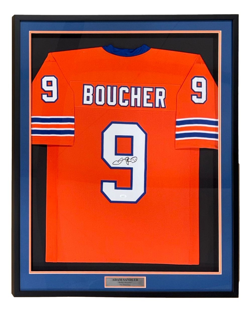 Adam Sandler The Waterboy Signed Framed Custom Boucher Football Jersey JSA