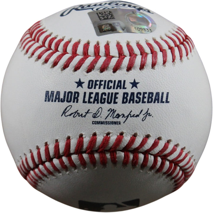 Jackson Merrill Autographed San Diego Padres OML Baseball Beckett 56309