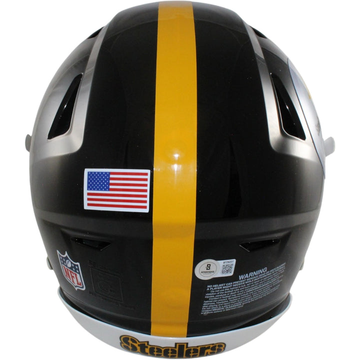 Troy Polamalu Autographed Pittsburgh Steelers SpeedFlex Helmet Beckett 56191
