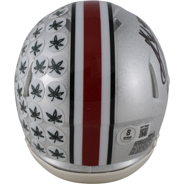 Jack Sawyer Autographed Ohio State Buckeyes Mini Helmet F Michigan Beckett 54036