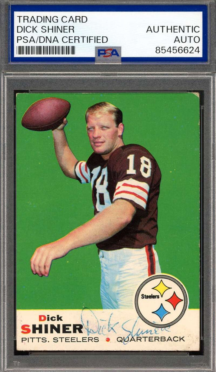 Dick Shiner PSA DNA Vintage Signed 1969 Topps Rookie Autographed