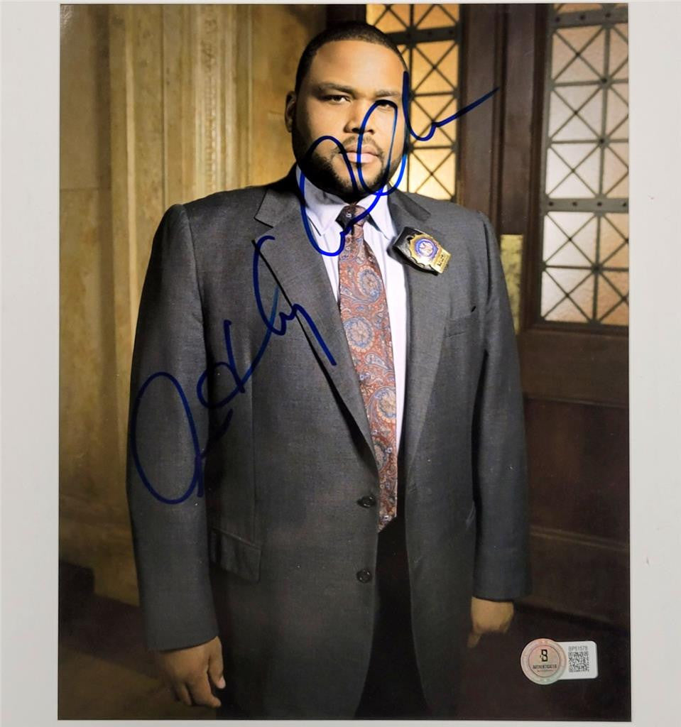 Anthony Anderson signed Law and Order 8x10 photo autograph ~ Beckett BAS