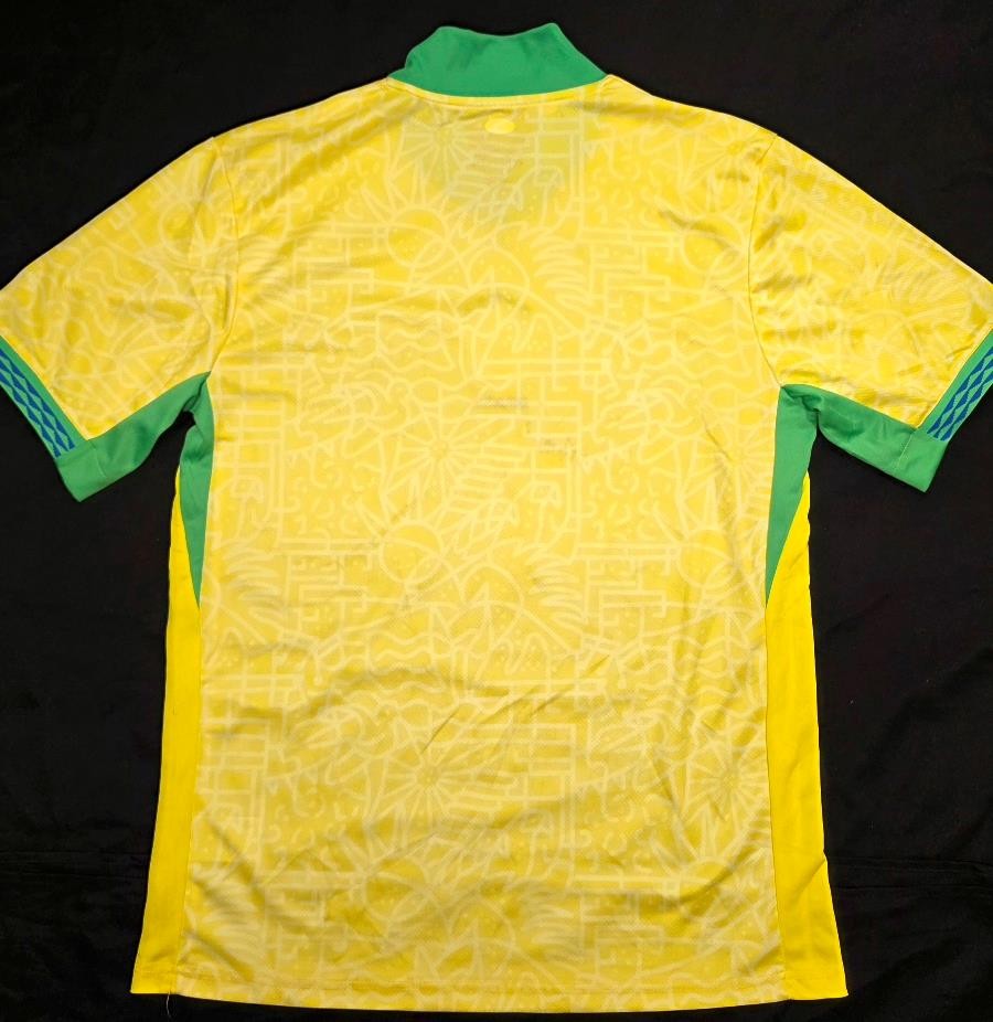 2024 Brazil Team Signed Jersey (15 Autos) Vini Jr, Raphinha, Rodrygo, Danilo JSA