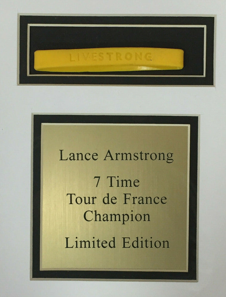 Lance Armstrong Signed 2003 MS69 AMERICAN Silver Eagle Coin framed photo  COA