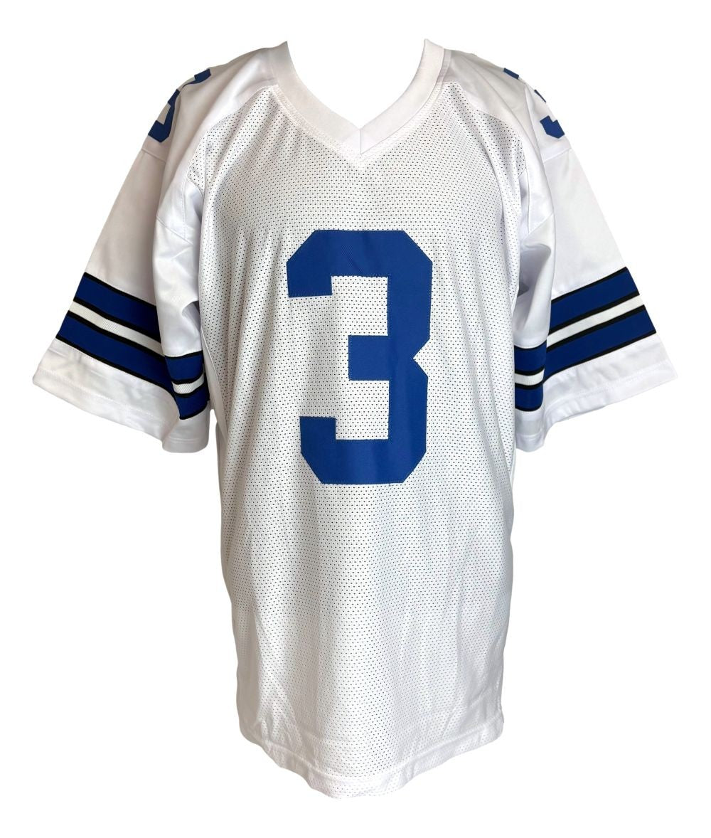 George Pickens Dallas Signed White Football Jersey JSA QR