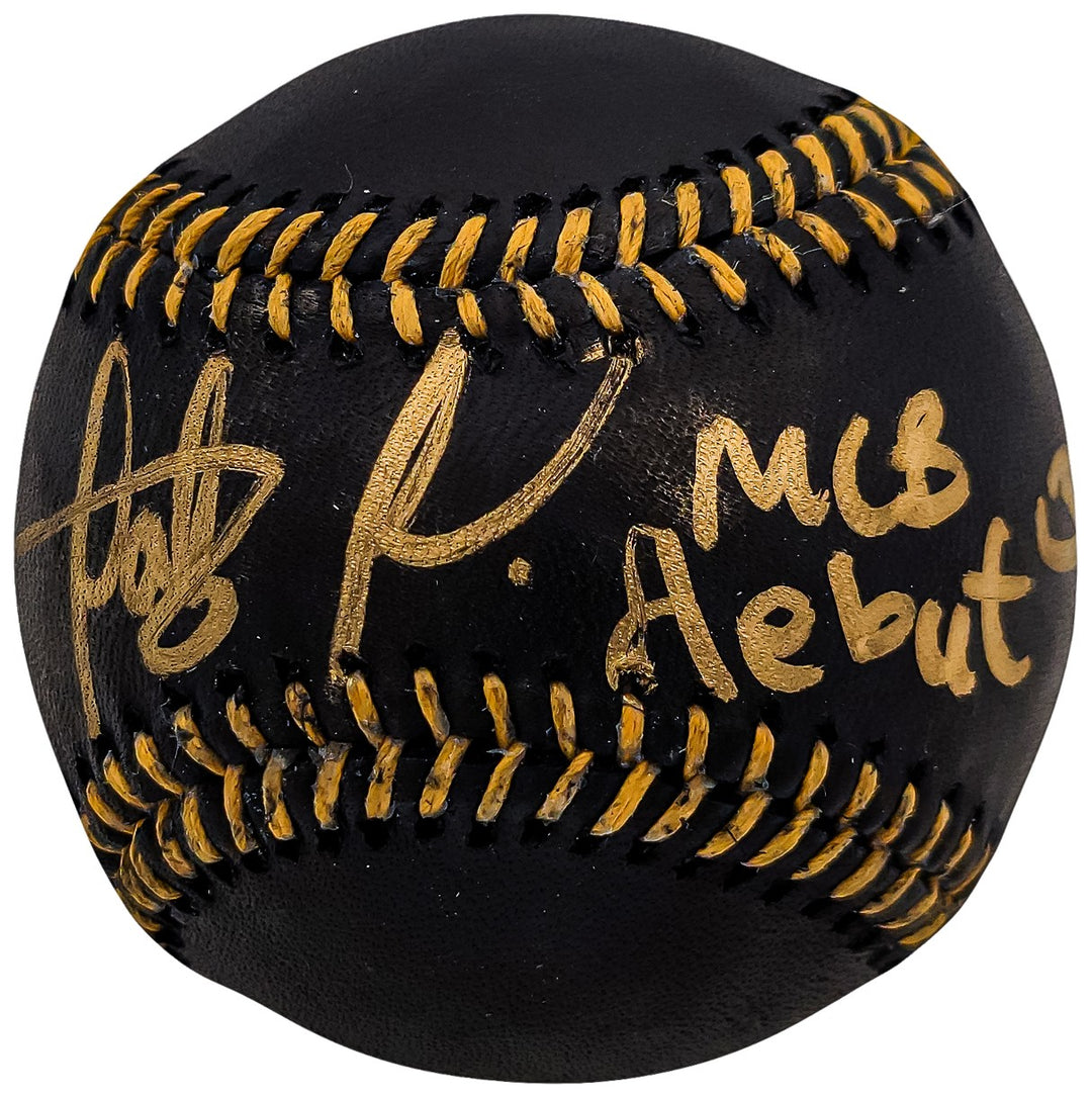 Fernando Tatis Jr. Auto Black MLB Baseball Padres MLB Debut 3/28/2019 JSA