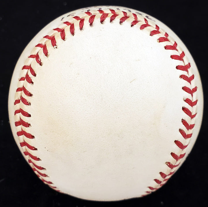 Sam Mele Signed NL Baseball Washington Senators, Twins Full Name Beckett