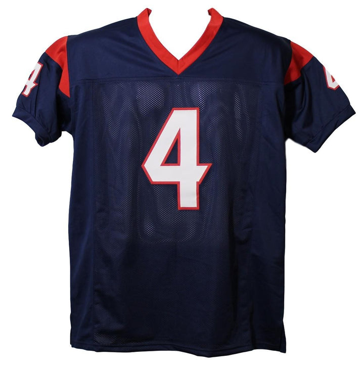 Deshaun Watson Autographed/Signed Pro Style XL Blue Jersey JSA 22314