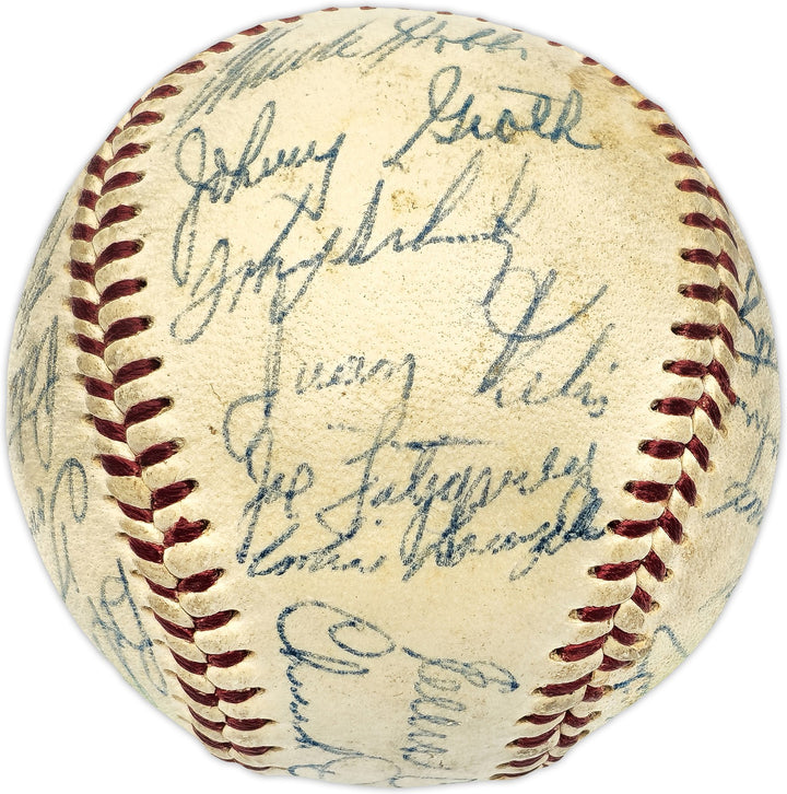 1955 Senators Team Signed Harridge AL Baseball 27 Sigs Killebrew Rookie Beckett