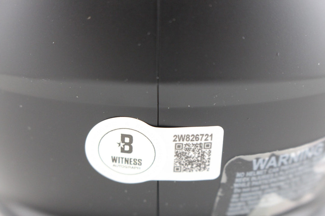 Kordell Stewart Autographed Colorado Buffaloes Mini Helmet Chrome Beckett 52828