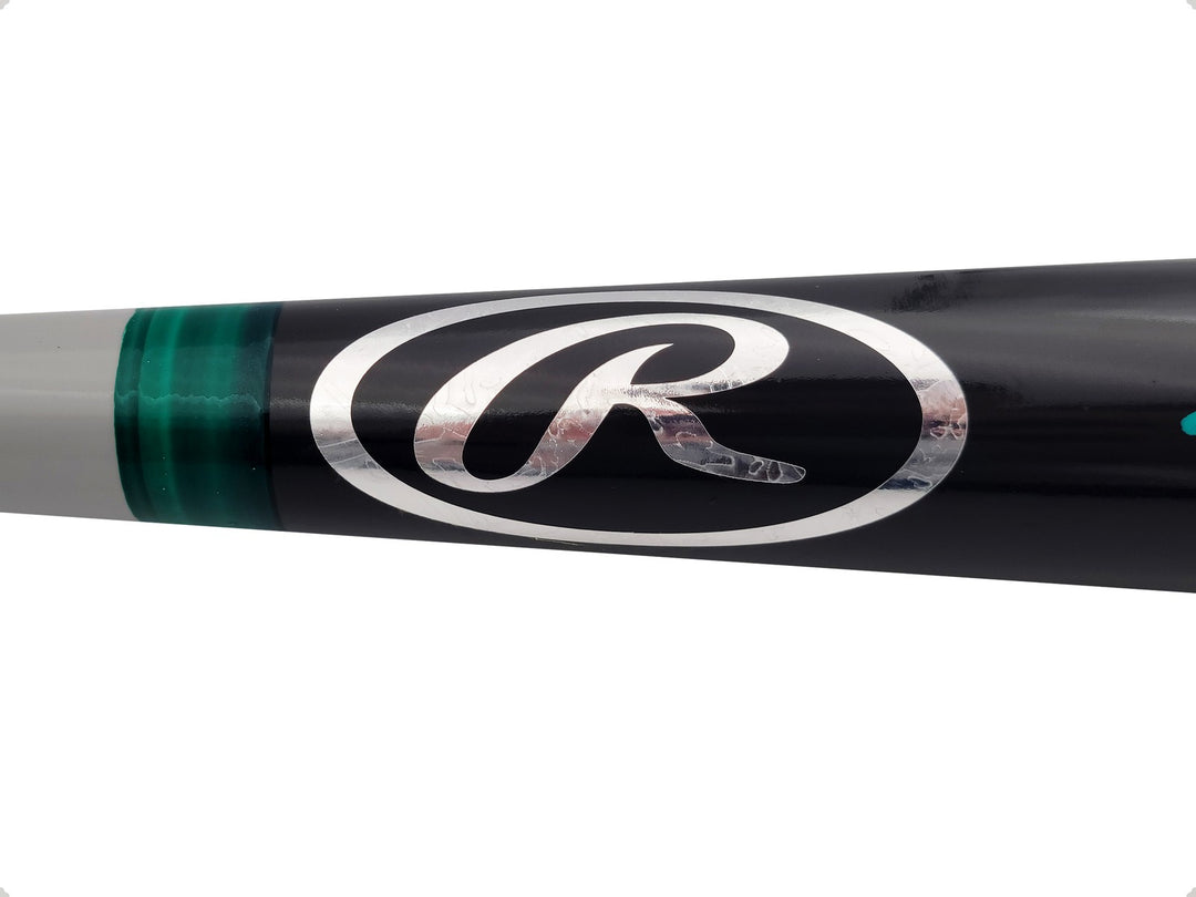 Jarred Kelenic Signed Dark Gray Rawlings Game Model Bat Seattle Mariners Beckett