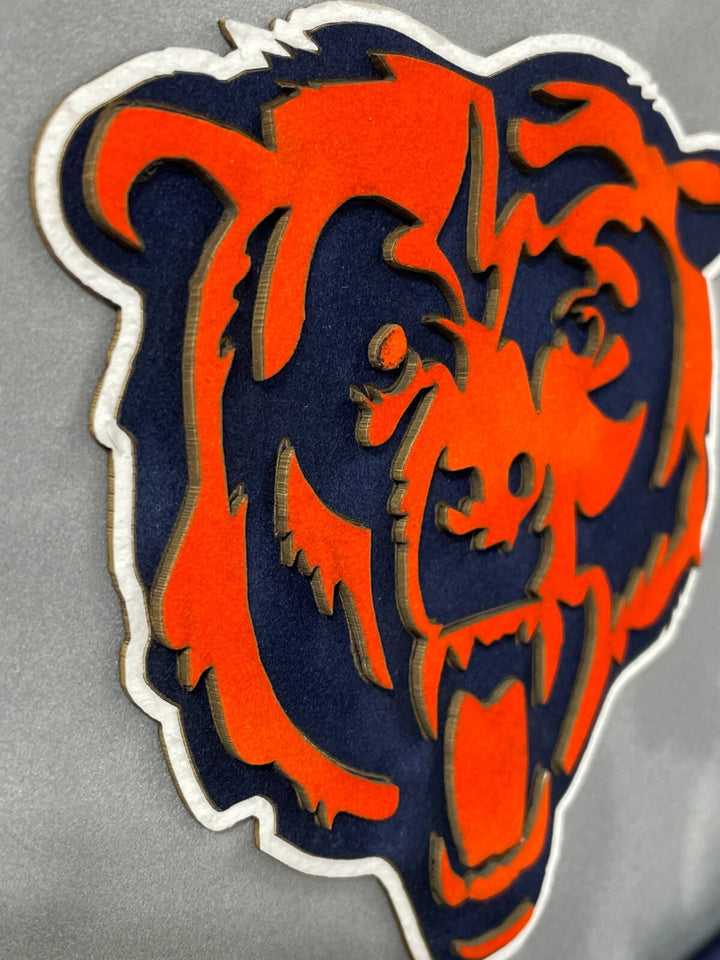 Brian Urlacher Autographed Chicago Bears Jersey Framed BAS Signed Inscribed HOF