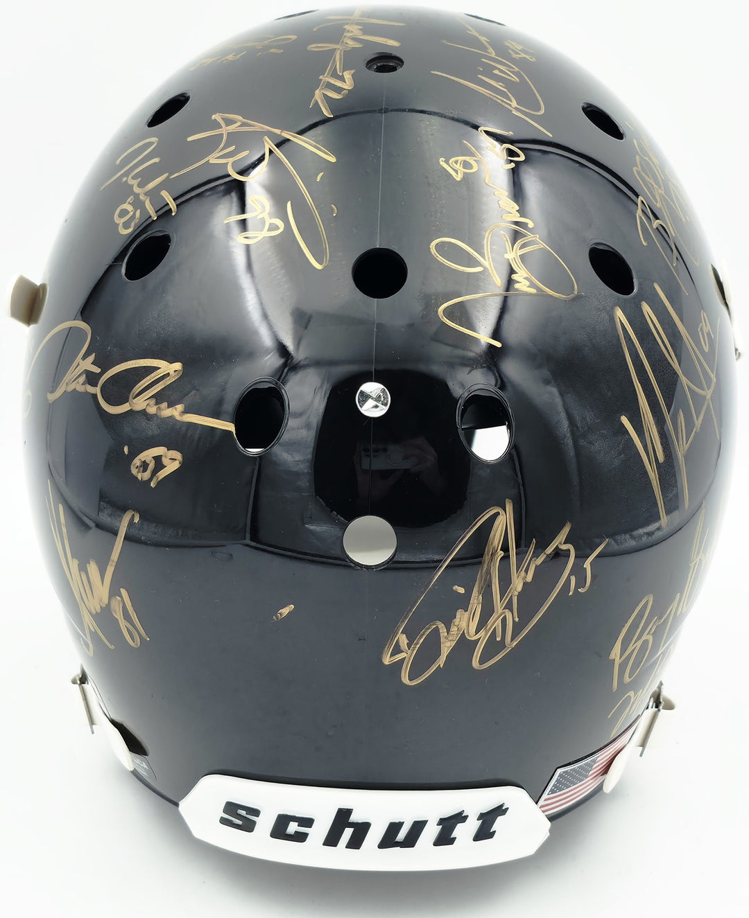 College Heisman Winners Auto Black Full Size Schutt Helmet 23 Sigs Barry Sanders