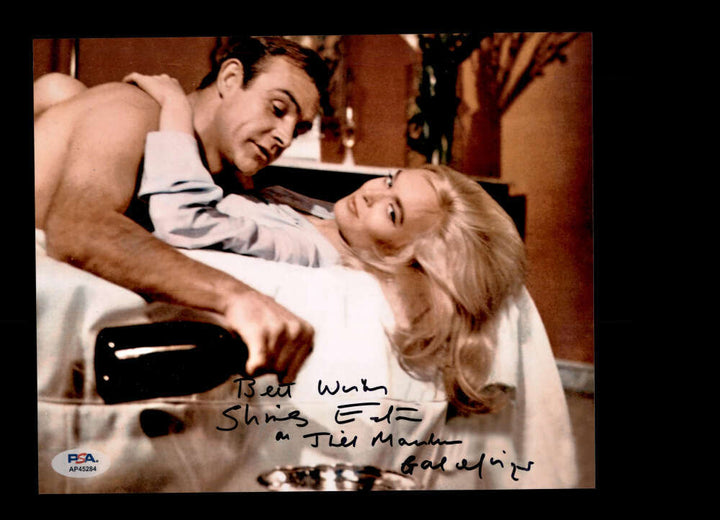 Shirley Eaton PSA DNA Signed 8x9 Photo Autograph James Bond