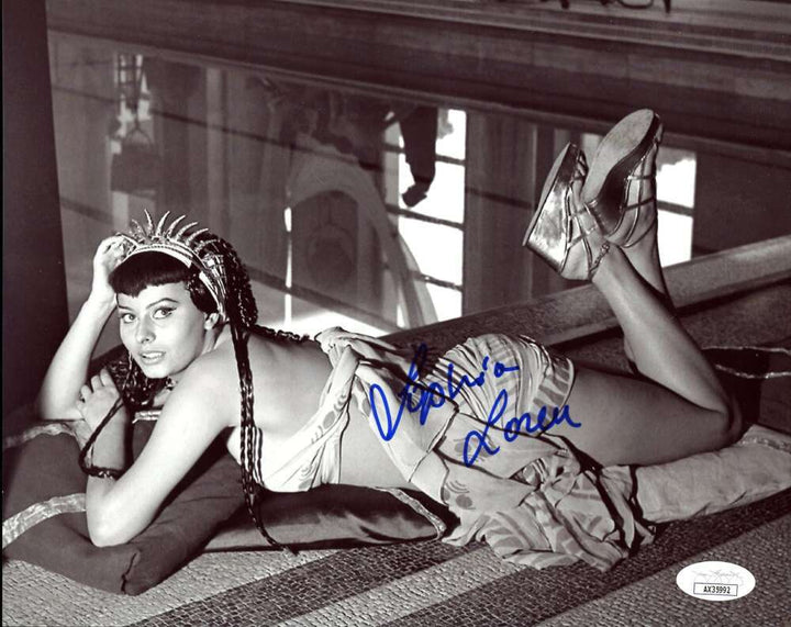 Sophia Loren JSA Coa Signed 8x10 Photograph Autograph