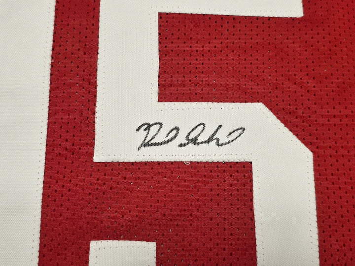Houston Rockets Reed Sheppard Signed Red Jersey Beckett