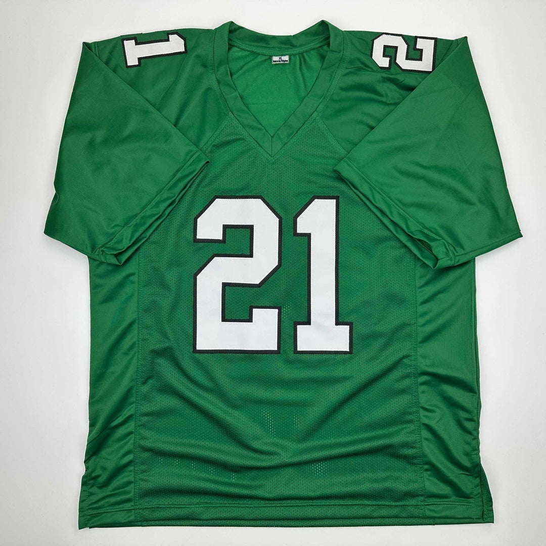 Autographed/Signed Eric Allen Philadelphia Kelly Green Jersey Beckett COA