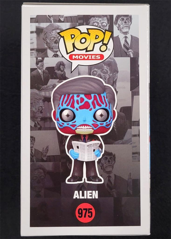 Alan Howarth signed Alien Funko Pop! #975 They Live Inscription autograph ~ BAS