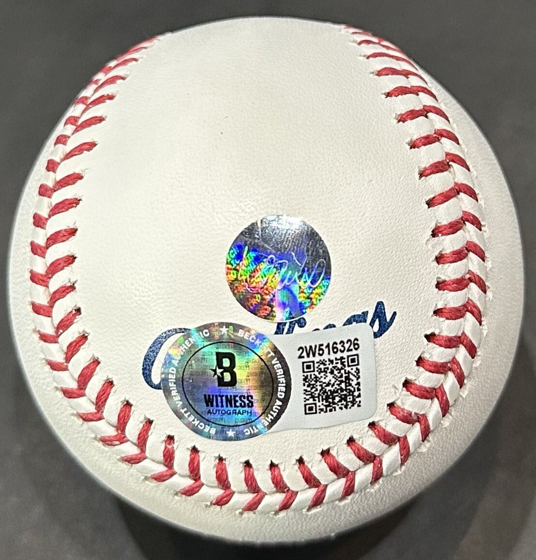 Ichiro Suzuki Signed MLB HOF Logo Baseball Mariners HOF 25 Autograph BAS COA