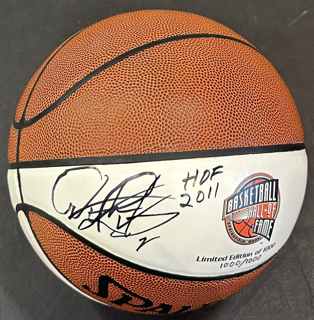 Dennis Rodman Signed Spalding Hall of Fame Basketball HOF 2011 Auto LE Bulls COA