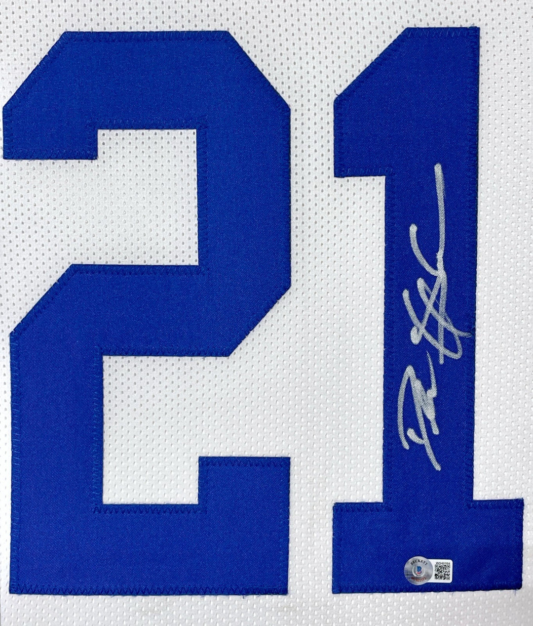 Deion Sanders Autographed Dallas Cowboys Jersey Framed BAS Signed Memorabilia