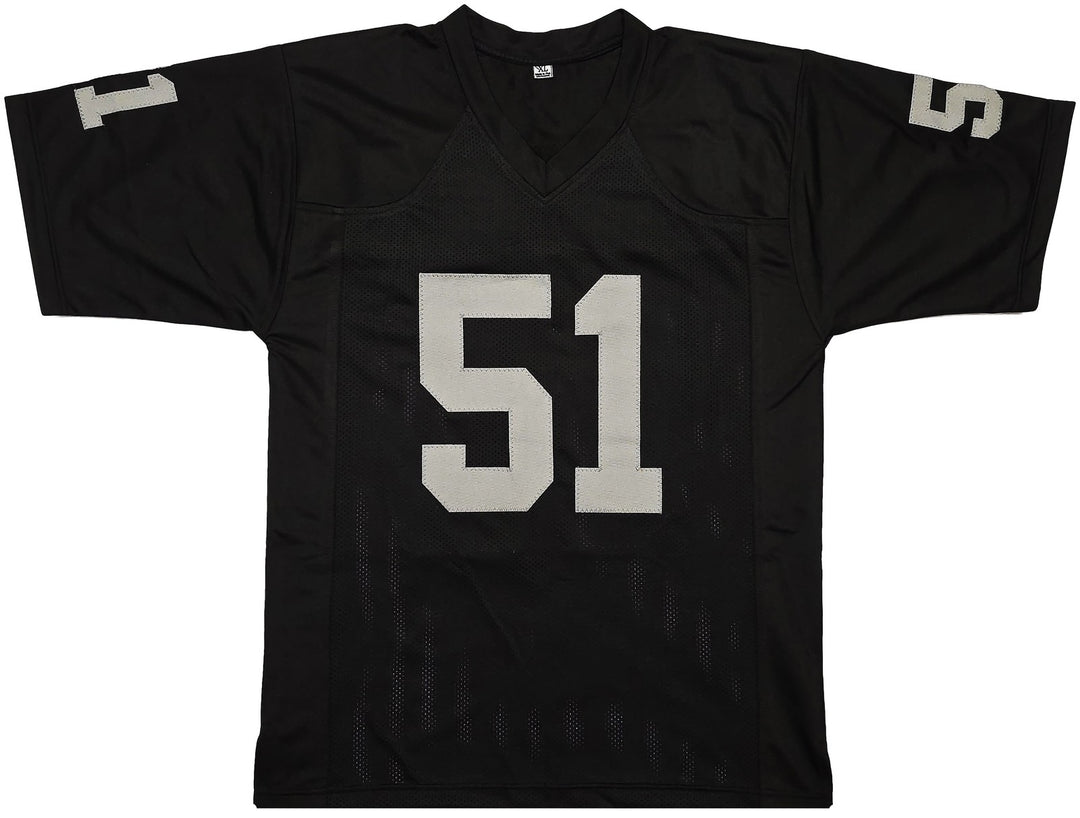 Las Vegas Raiders Bruce Irvin Autographed Black Jersey MCS Holo