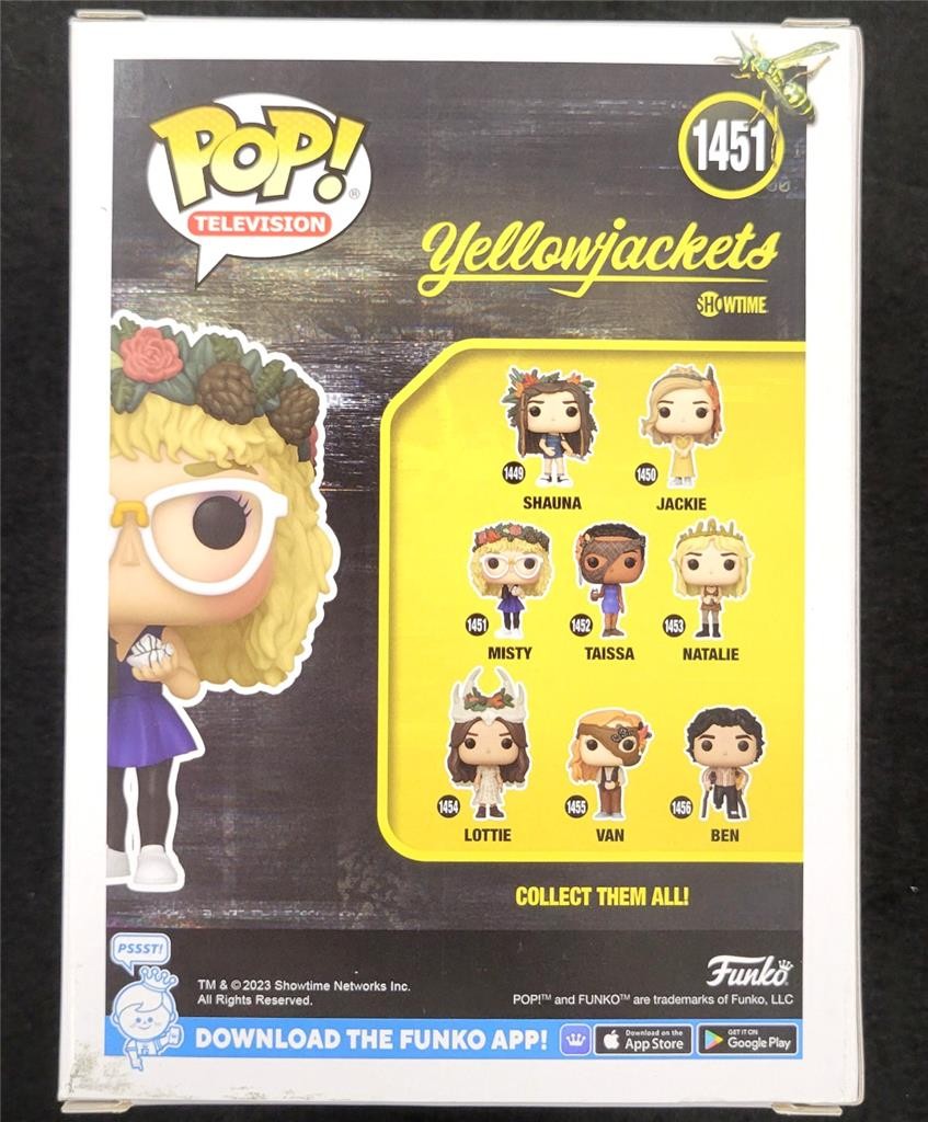 Samantha Sammi Hanratty signed Misty Yellowjackets Funko Pop! 1451 autograph JSA